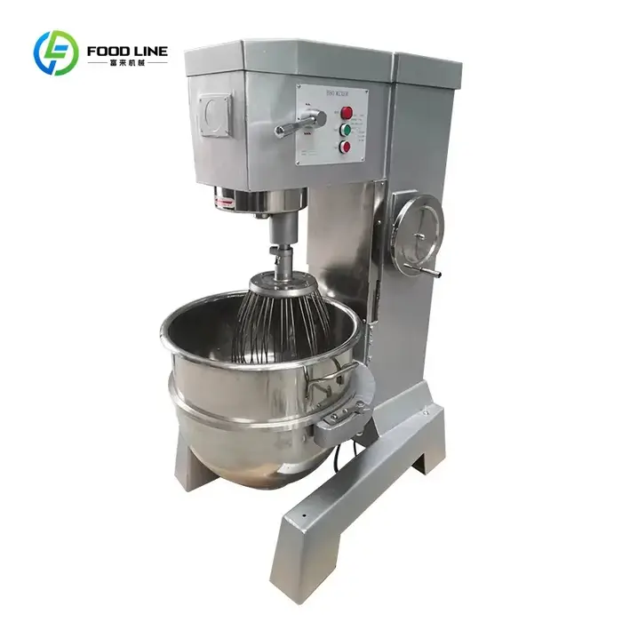 Mélangeur à spirale à fréquence variable 20L en acier inoxydable 1