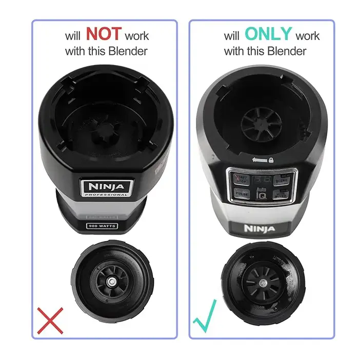 Ensemble de lame d'extracteur de pièces de rechange à 7 ailettes adapté au mélangeur Nutri Ninja BL480 BL482 BL642 BL682 NN102 BL487 BL490 BL640...