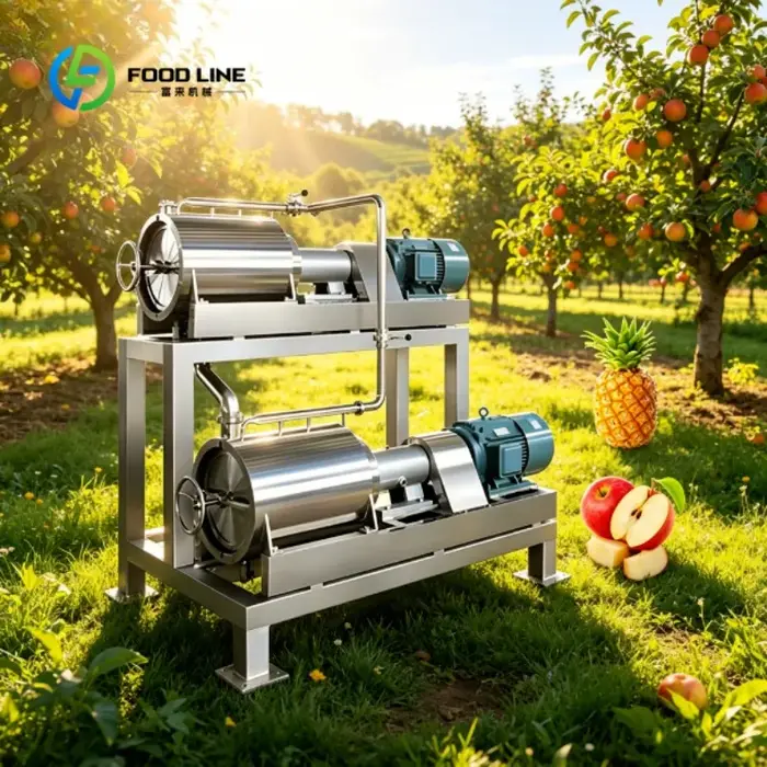 Extracteur de jus de fruits industriel, machine à jus haute efficacité pour le traitement des agrume