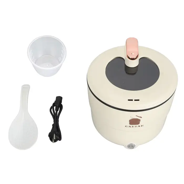 Cuisinière à riz électrique multifonctionnelle 1,8 L à double couche, anti-brûlure, anti-adhésive, p