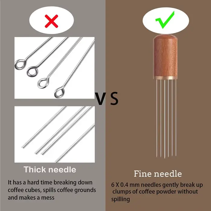 Agitateur de poudre à expresso en acier inoxydable, distributeur de doseur de café, niveleur, outils