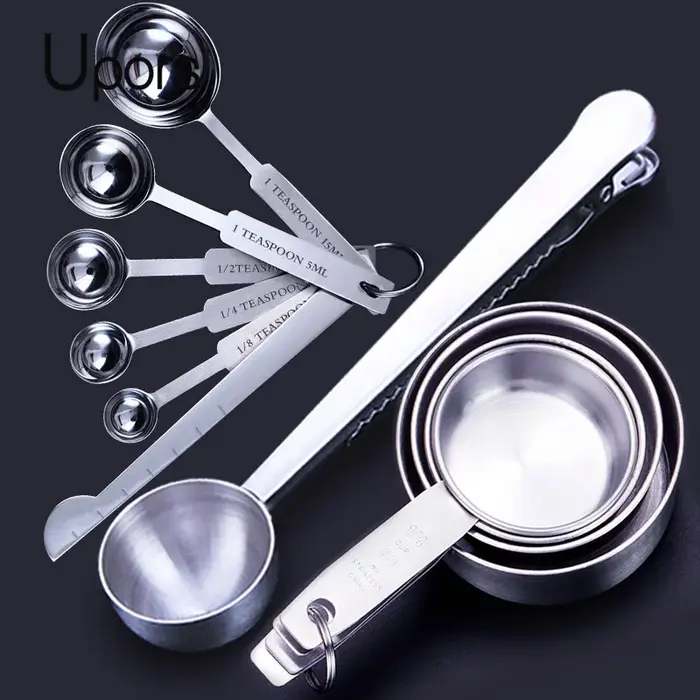 UPORS tasses à mesurer ensemble de cuillères à mesurer de cuisine empilables de qualité supérieure e