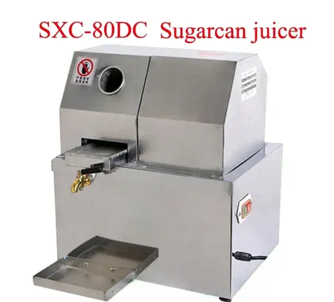 Machine commerciale polyvalente de jus de canne à sucre en acier inoxydable, extracteur de jus de ca
