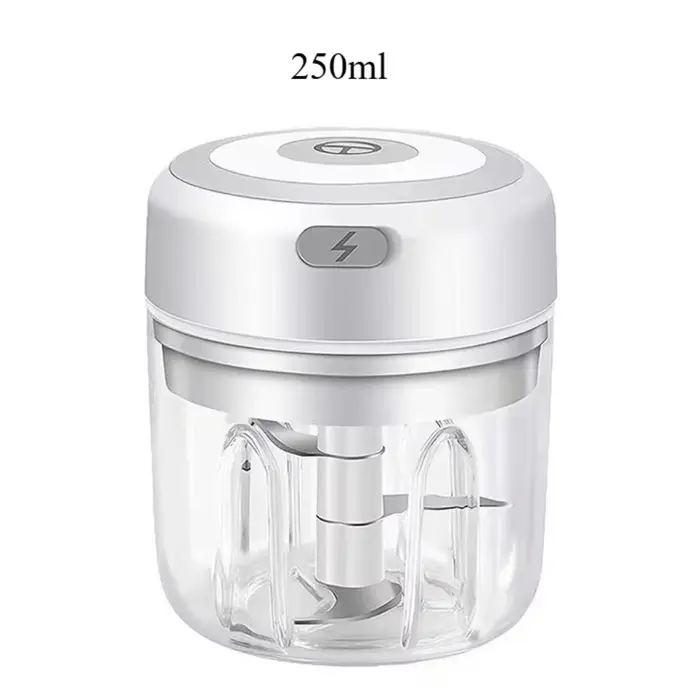 Hachoir à ail électrique 250ML, hachoir à légumes, Mini hachoir à ail USB, hachoir à oignon, petit r