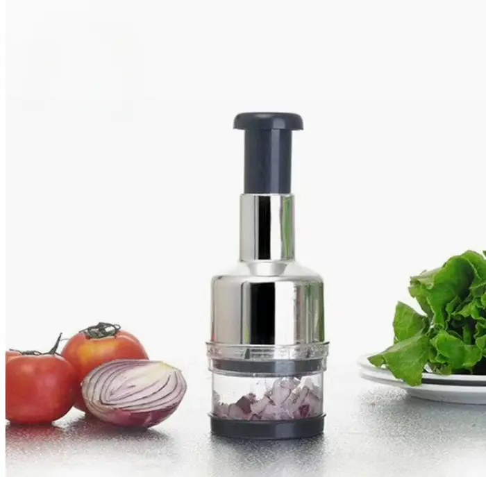 Broyeur manuel d'ail, trancheur portatif de pressage de légumes et d'herbes pour les gadgets de cuisine