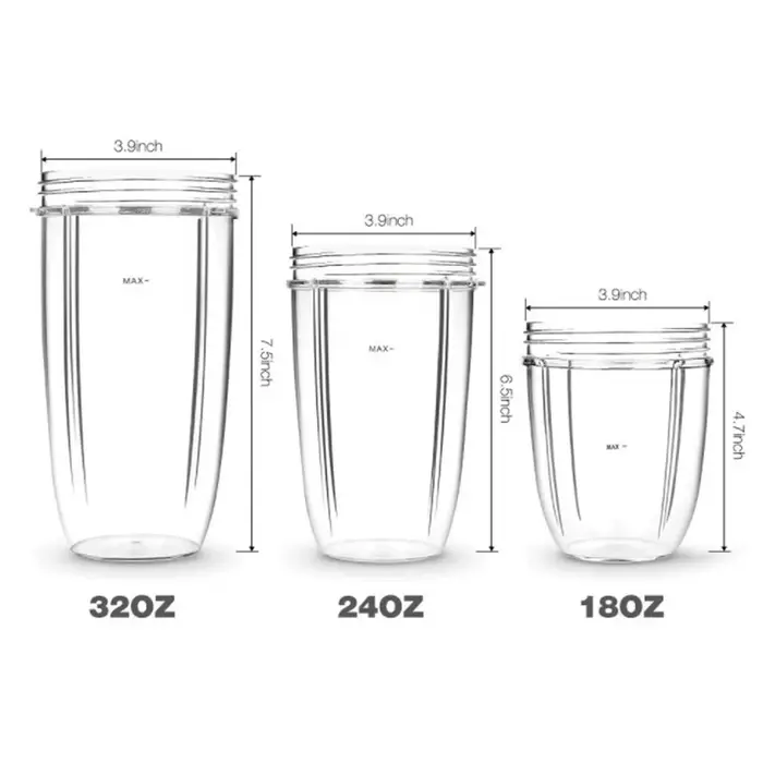 Pot de tasse de remplacement pour mélangeur Nutribullet Pro 600