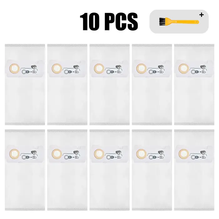 Paquet de 10 pour sac d'aspirateur Festool 204308 CT compatible