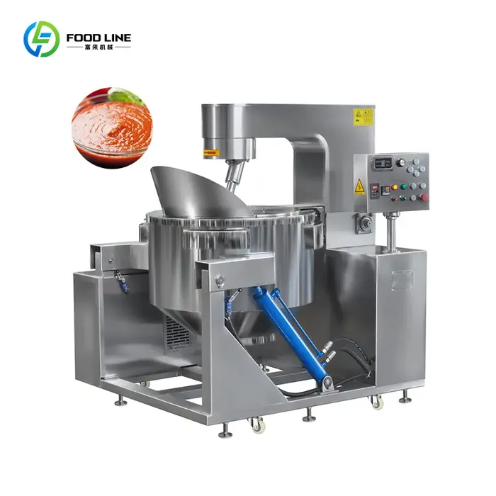 Marmite de cuisson automatique multifonctionnelle à agitation planétaire, machine de cuisson et de mélange personnalisable