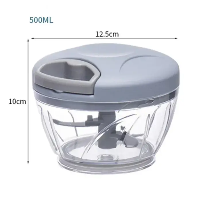 Hachoir à ail manuel rotatif 500/900ML