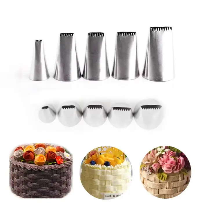 Buses de pâtisserie russe pour crème, douilles de glaçage, pointes de décoration de gâteaux, pointes de buses de gâteaux, outils de cuisson de confiserie pour gâteaux