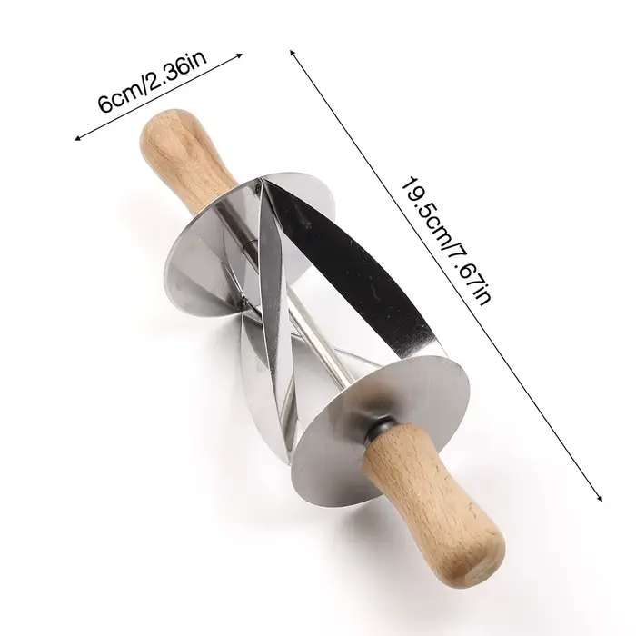 Pour la fabrication de Croissant, pâte à pain, pâtisserie, coupe-rouleau, outil de cuisson en acier