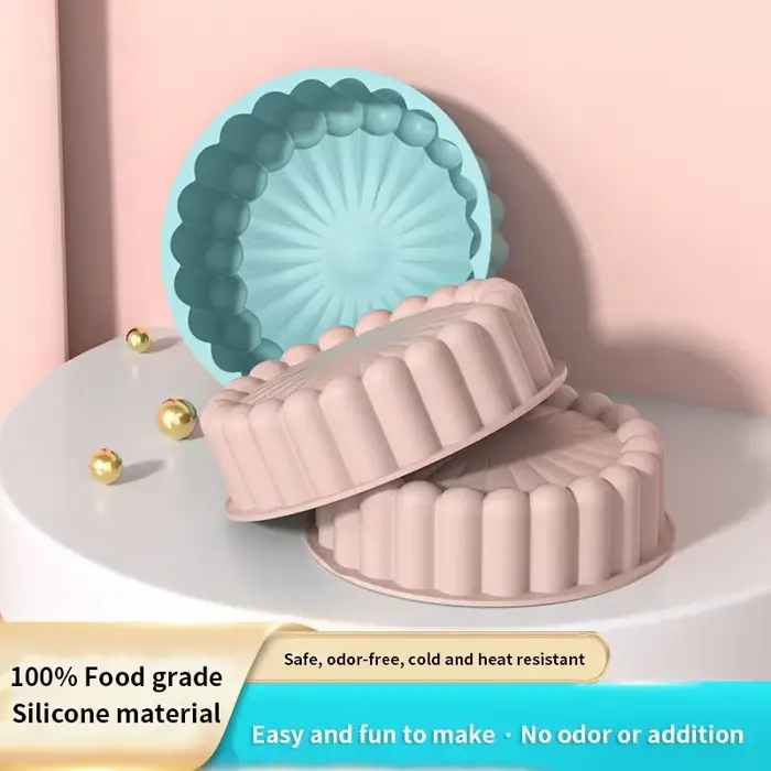Moule à gâteau rond multifonctionnel en Silicone