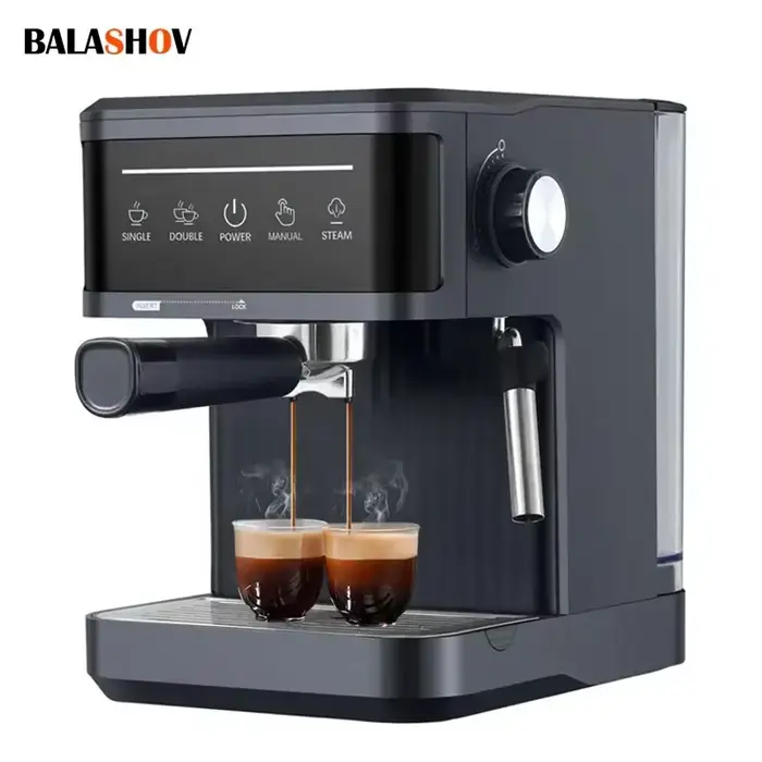 Machine à expresso électrique professionnelle, cafetière italienne, Semi-italienne, Cappuccino, mous