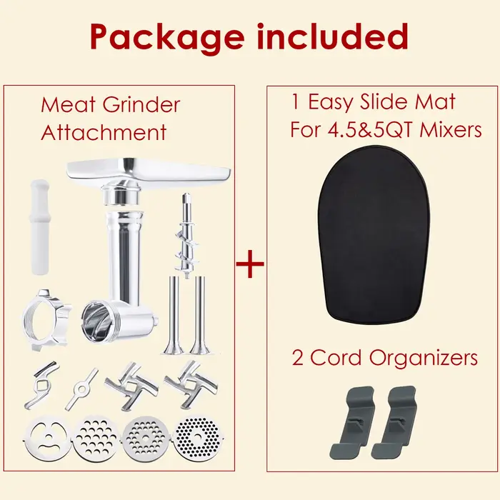 Accessoire hachoir à viande pour tous les mélangeurs KitchenAid