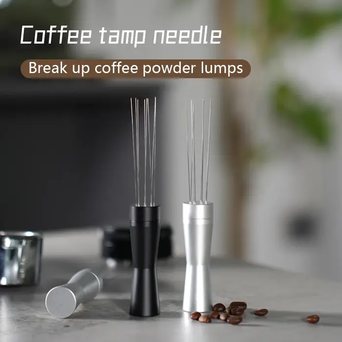 Doseur de café aiguilles en acier inoxydable expresso poudre agitateur distributeur niveleur WDT outils