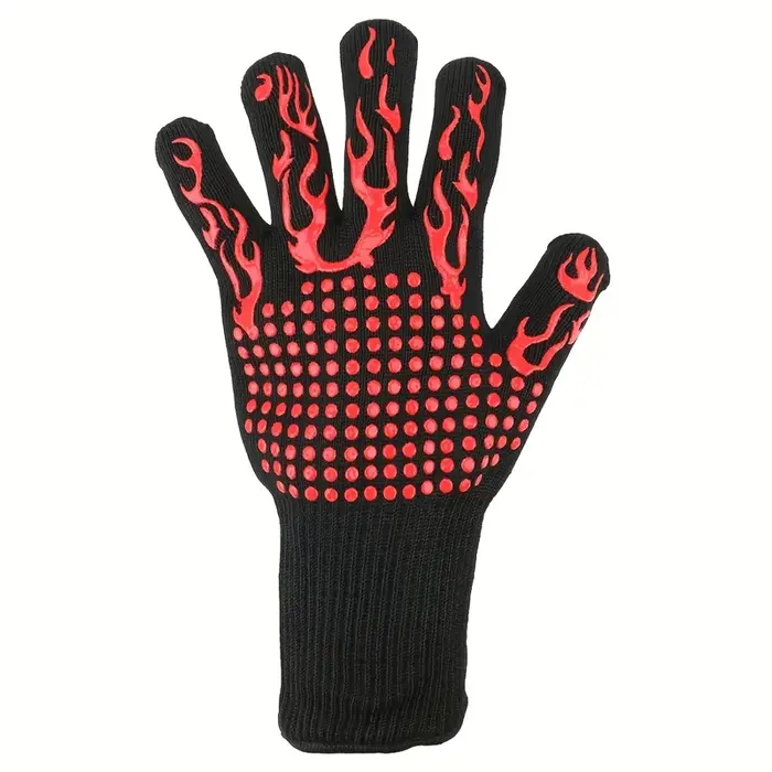 1/2 pièces gants de Barbecue mitaines de four résistantes aux hautes températures 500 800 degrés