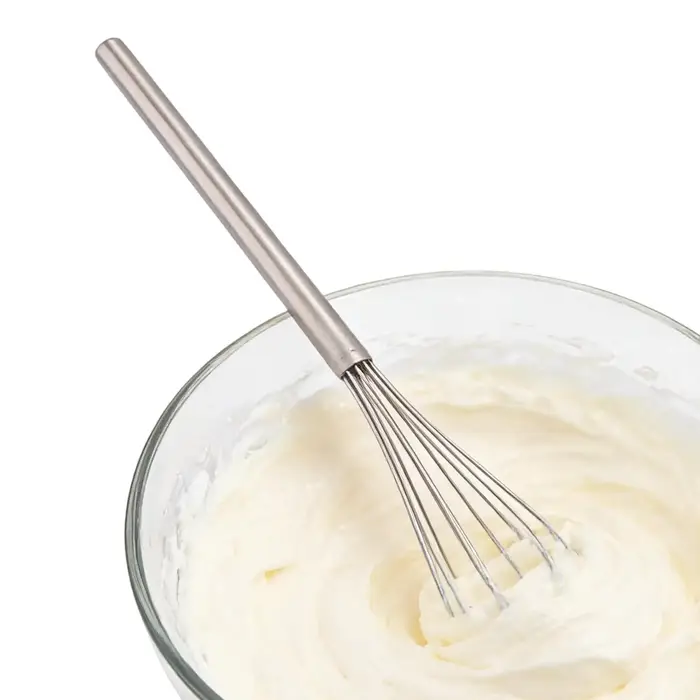 Mini fouet de 10 pouces en acier inoxydable ergonomique multifonctionnel pour la cuisine