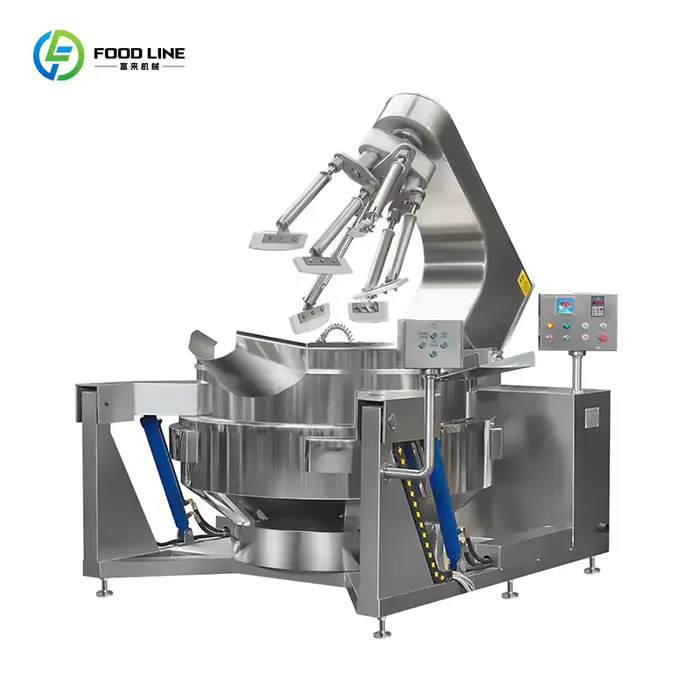 Marmite de cuisson automatique multifonctionnelle à agitation planétaire, machine de cuisson et de mélange personnalisable
