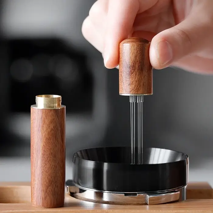 Doseur de poudre de café en acier inoxydable