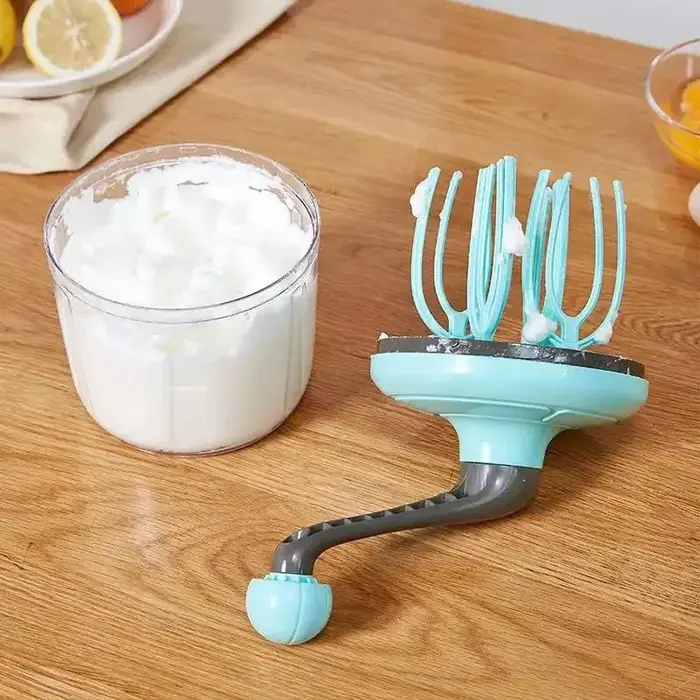 Fouet manuel semi-automatique multi-usage pour blanc d'œuf/crème/pâte à gâteau mélangeur à manivelle outils de cuisine ménagers