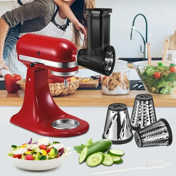 Robot culinaire KitchenAid avec trancheuse et râpe