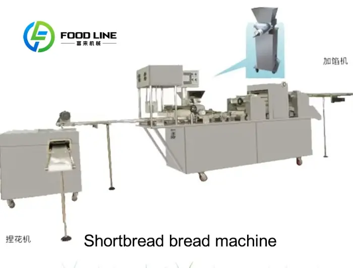 Machine automatique de fabrication de petits pains de hamburger à pain court