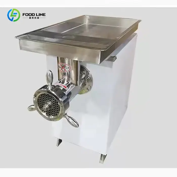 Grand hachoir à viande commercial en acier inoxydable