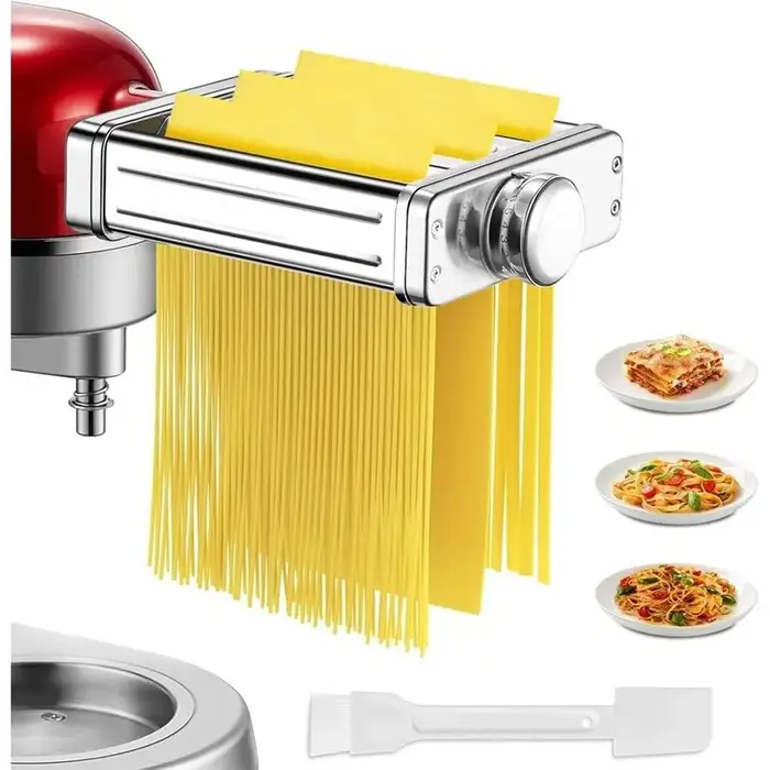 Accessoire pour machine à pâtes 3 en 1 pour batteur sur socle Kitchenaid