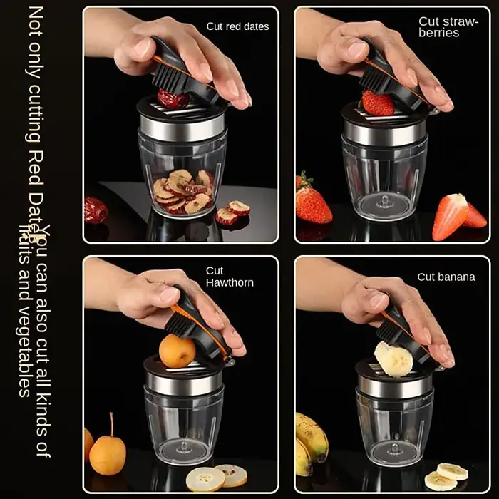 Harvey-Mini coupe-fruits en acier inoxydable
