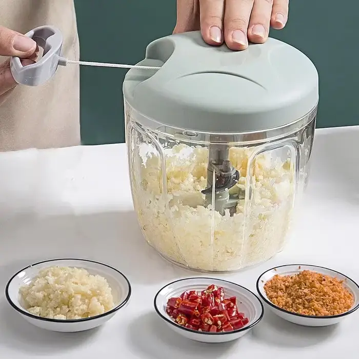 Hachoir manuel de cuisine pour ail et viande