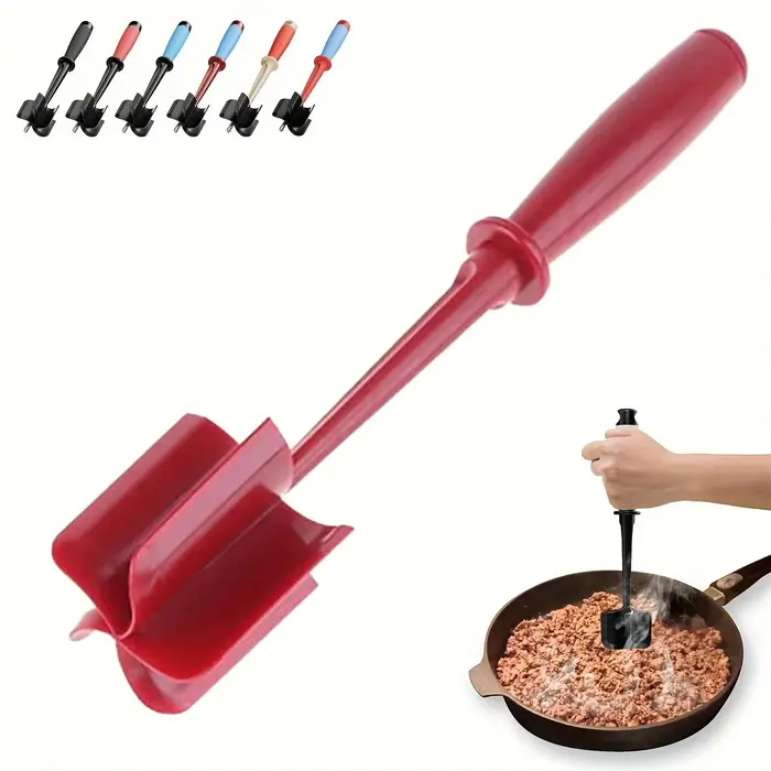 Hachoir à viande et broyeur | 5 lames robustes pour hamburgers/marrons cachés | Antiadhésif lavable au lave-vaisselle