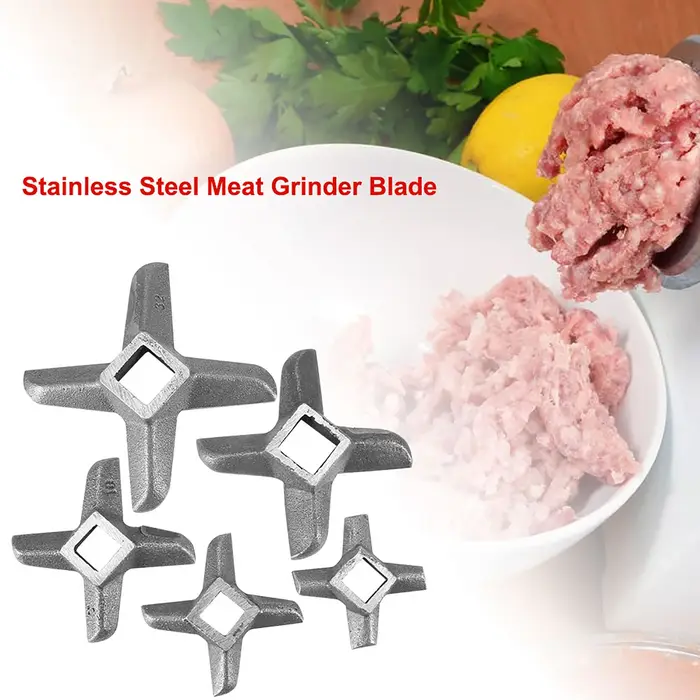 Hachoir à viande en forme de croix en acier professionnel