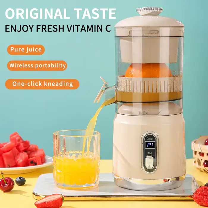 Nouvelle Machine à Jus Électrique Portable Multifonctionnelle pour Jus d'Orange
