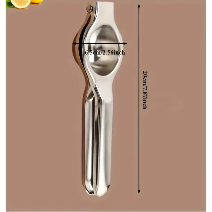 Presse-citron en acier inoxydable