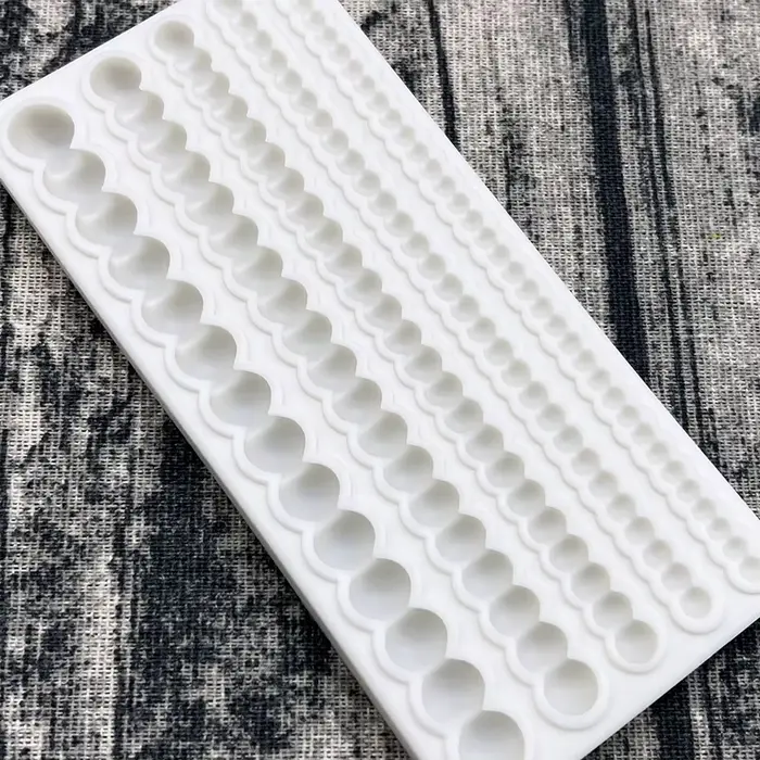 Moule en silicone effet perle pour sugarcraft, outils de résine, moule à cupcakes, outils de décorat