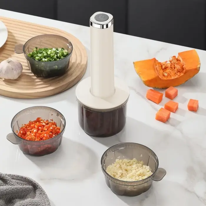 B64B - Hachoir à viande sans fil portable 1L, robot culinaire multifonction pour bébé, éplucheur d'a