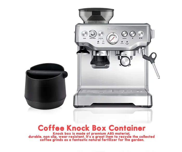 Leeseph-Boîte de Décharge de Résidus de Café, Récipient Non-ALD, Broyage Barista Durable, Boîte de C