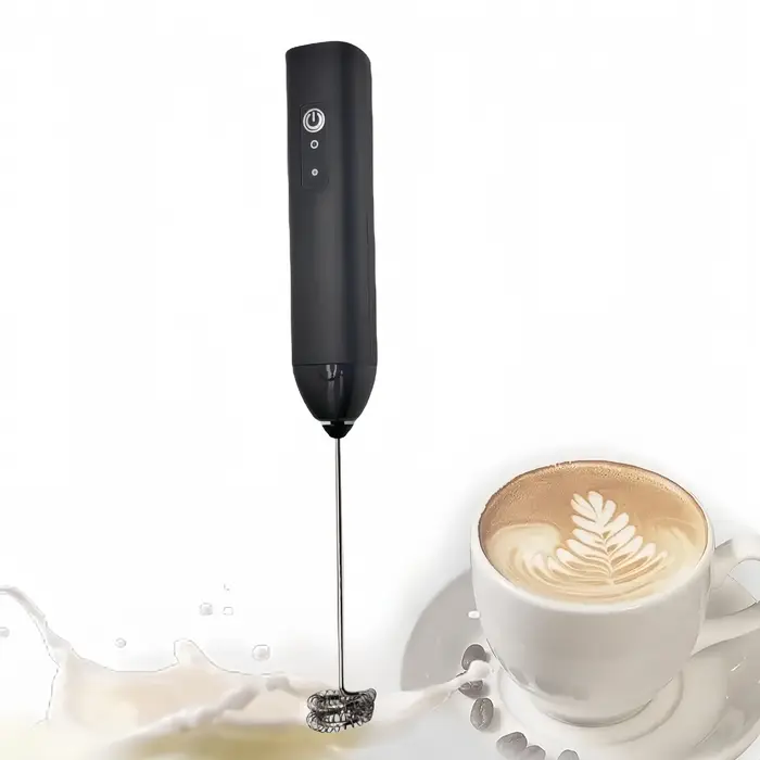 MINI mousseur à lait USB Rechargeable 3 vitesses machine à mousse café fouet mélangeur poignée électrique