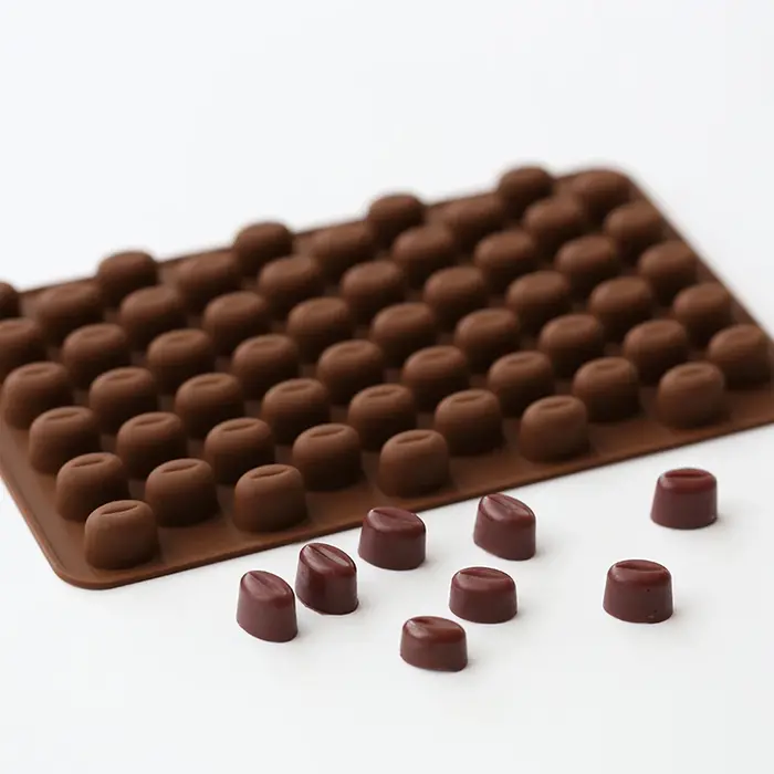 Moule à chocolat en forme de grains de café