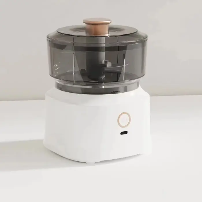 Mini robot culinaire multifonctionnel sans fil de 350 ml, hachoir à viande/ail électrique, robot cul