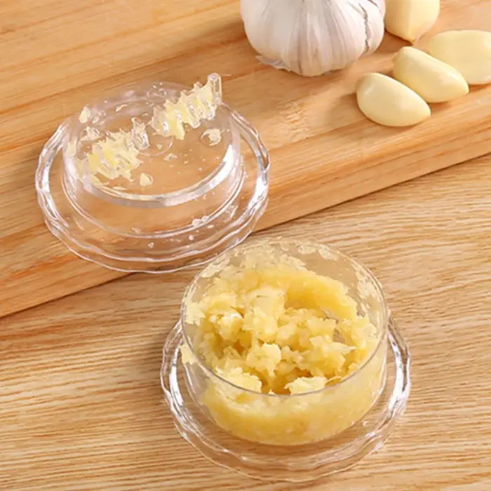 Hachoir Manuel Multifonctionnel pour Ail, Purée d'Ail, Pâte d'Ail, Broyeur de Gingembre, Hachoir à Ail, Outil de Cuisine