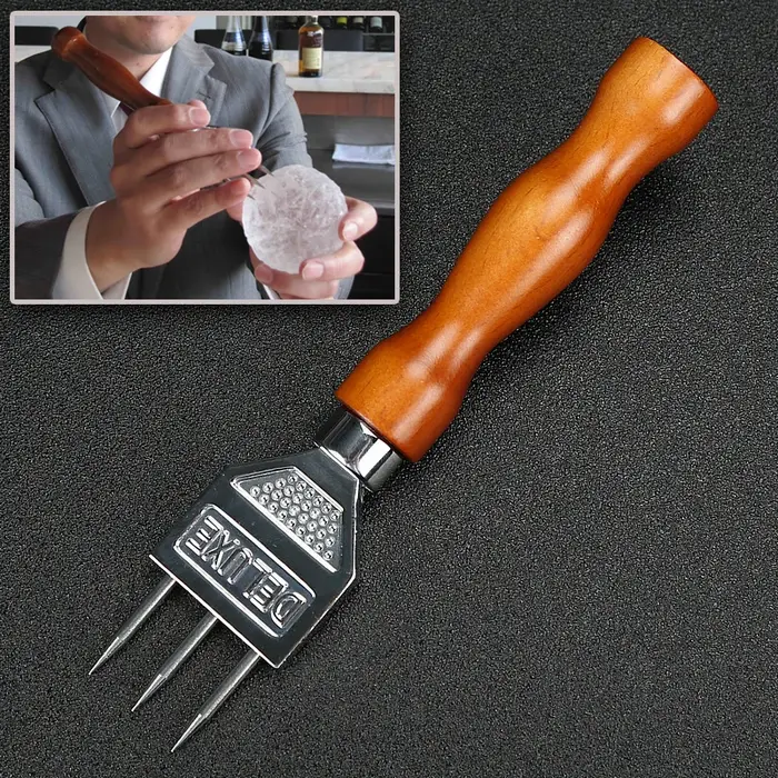 Broyeur à glace robuste à trois dents en acier inoxydable