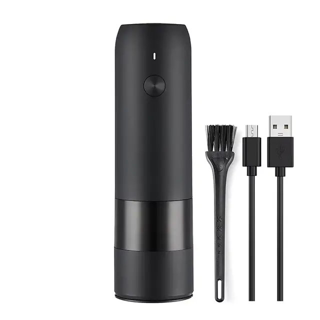 Moulin Électrique USB Automatique Mi pour Poivre, Sel et Épices – Bouteilles d'Assaisonnement Domest