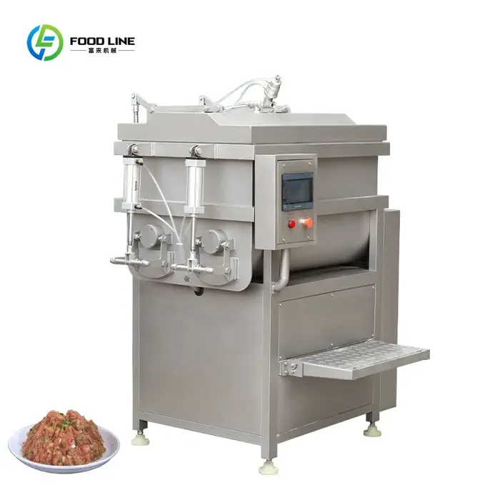 Mélangeur alimentaire multifonctionnel industriel entièrement automatique, pour viande, poisson, sau