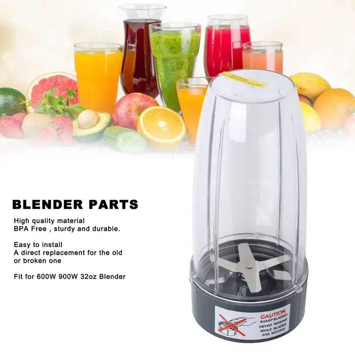 Tasse de 32oz avec lame extracteur pour blender Ju479
