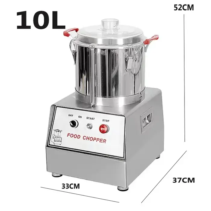 5L 10L grande puissance 1100W -1400W bol coupe hachoir pour aliments haute vitesse