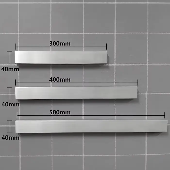 Support de couteaux en acier inoxydable, organisateur de bande, porte-couteau magnétique puissant, s