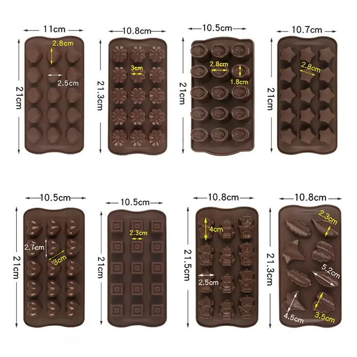 Moule en silicone pour chocolat