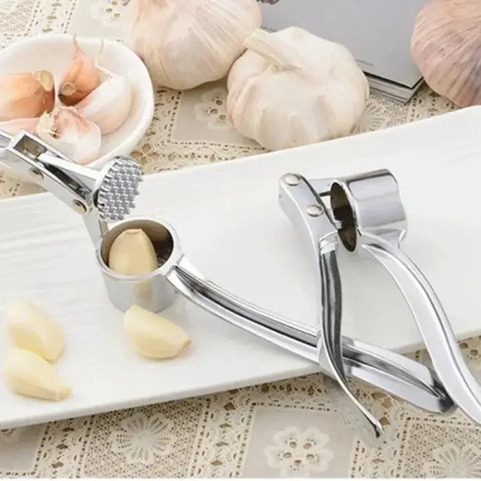 Broyeur d'ail de cuisine en alliage d'aluminium
