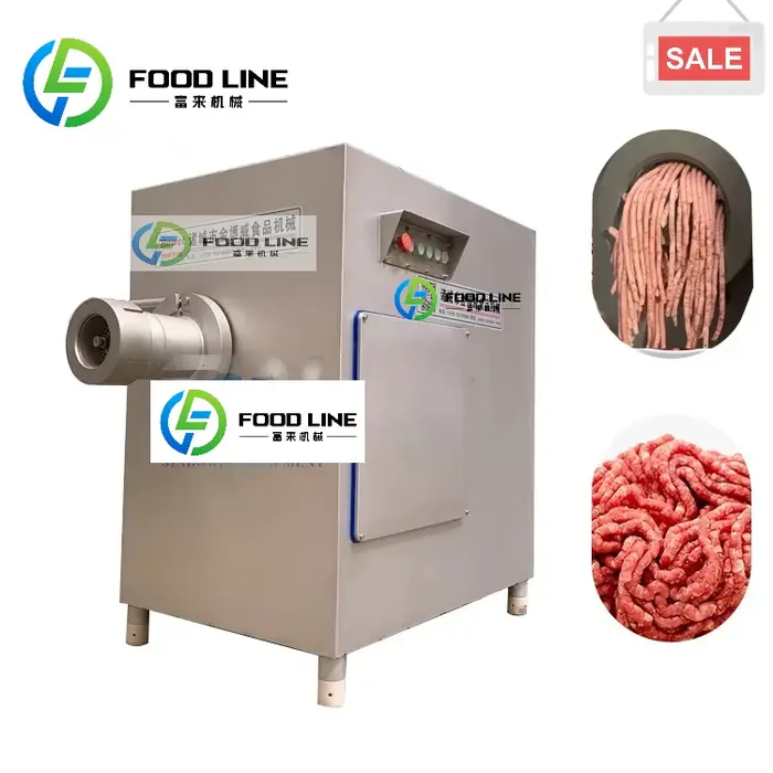 Hachoir à viande électrique Commercial, broyeur robuste en acier inoxydable pour viande congelée, co